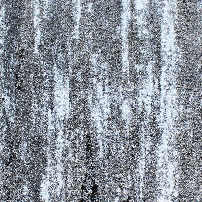 Distressed Motif Indoor Jute Back Olefin Area Rug