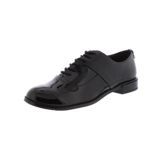 calvin klein aracely leather oxfords