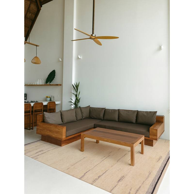 ECARPETGALLERY Hand-knotted Looma Cream Wool Rug - 8'2 x 10'3