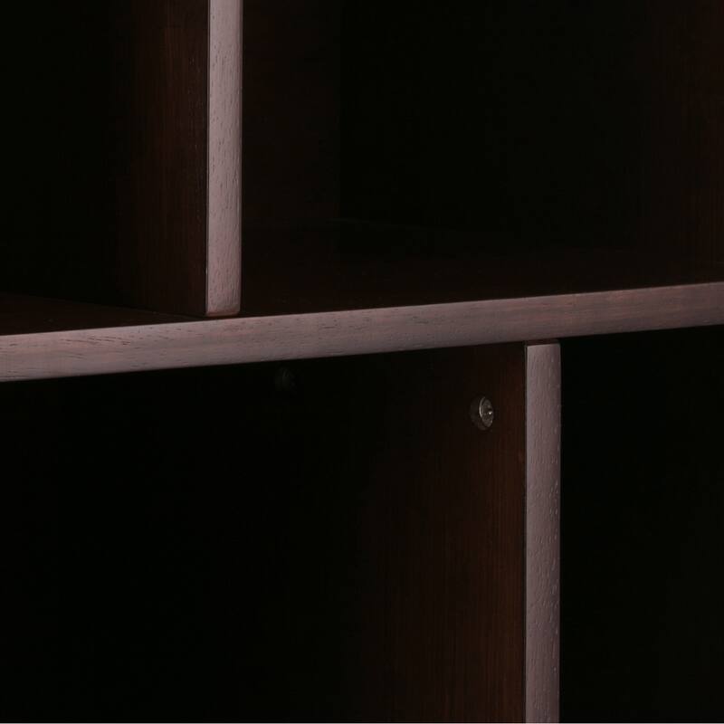 WYNDENHALL Tierney 35 inch Solid Wood 6 Cubbie Bookcase (Set of 2) - 35"W x 14"D x 64"H.