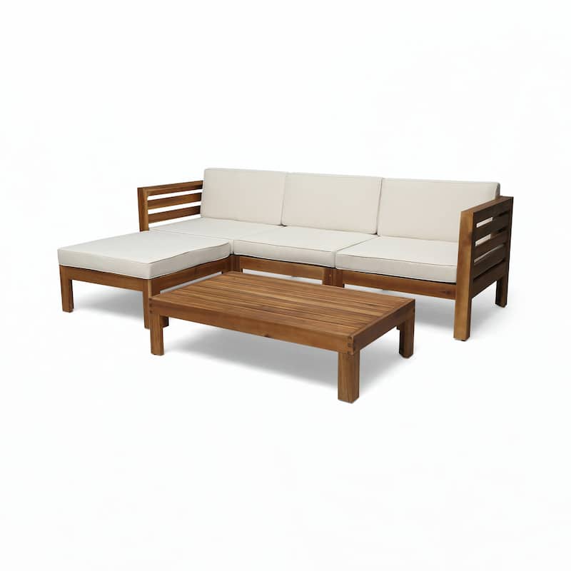 Outdoor L SHAPE SOFA SET, Beige