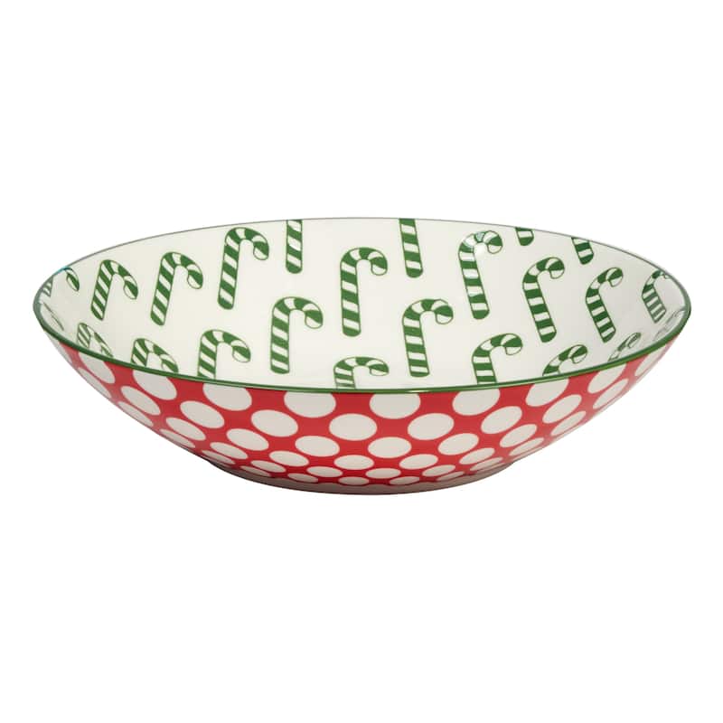 Certified International Winter Medley 40 oz. Soup Bowls, Set of 6 Assorted Designs - 40 oz.