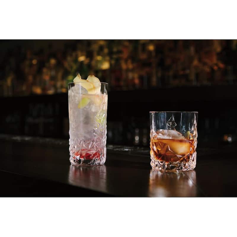 Nachtmann Set of 4 Sculpture Longdrink Glasses - 14 oz