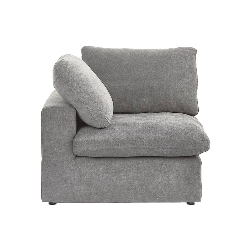 Commix Down Filled Corner Sectional Sofa 5-seats Couch with Ottoman
