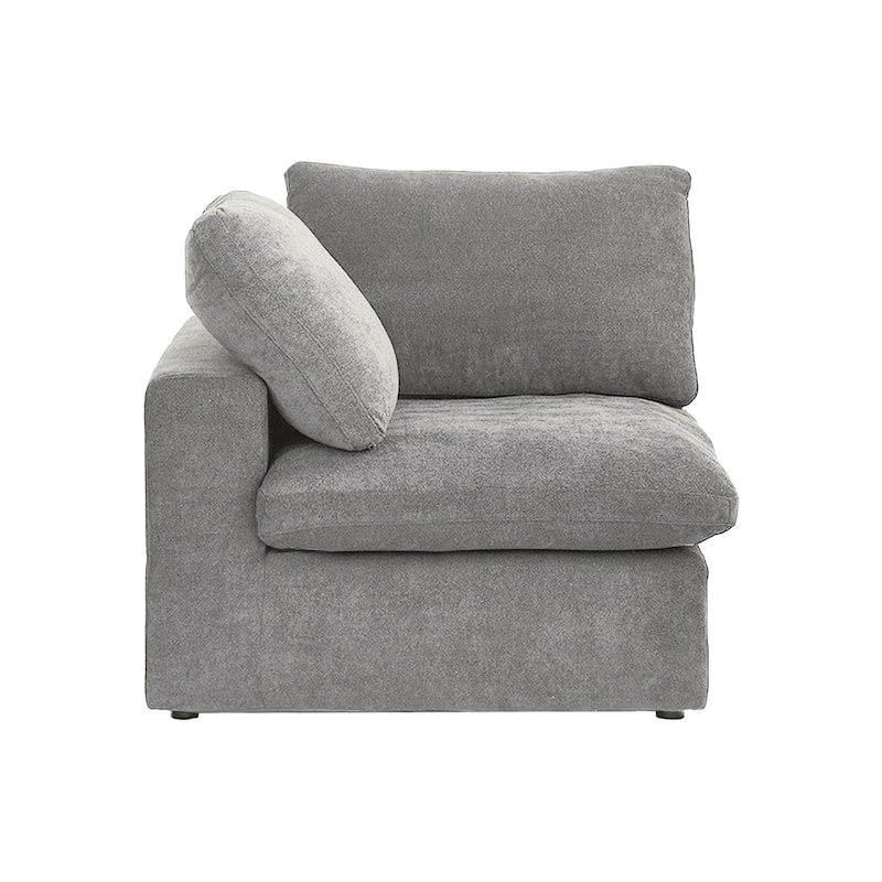L Shape Couches for Living Room, Modern Modular Convertible Sectional Sofa Couch with Removable Cushion Covers