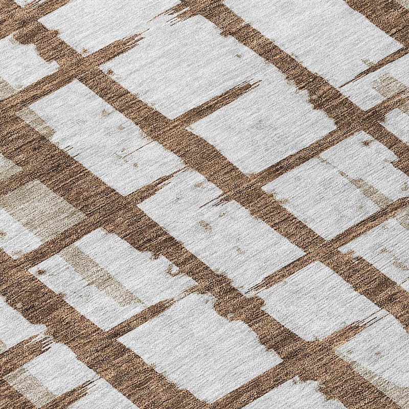 Machine Washable Indoor/ Outdoor Chantille Contemporary Rug
