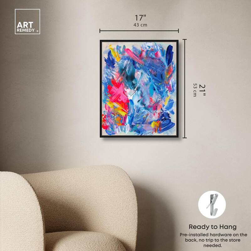 Colorburst Mirage Canvas by Art Remedy
