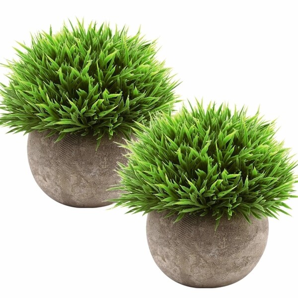 Shop Sunm boutique 2 Pcs Different Potted Plants Faux ...