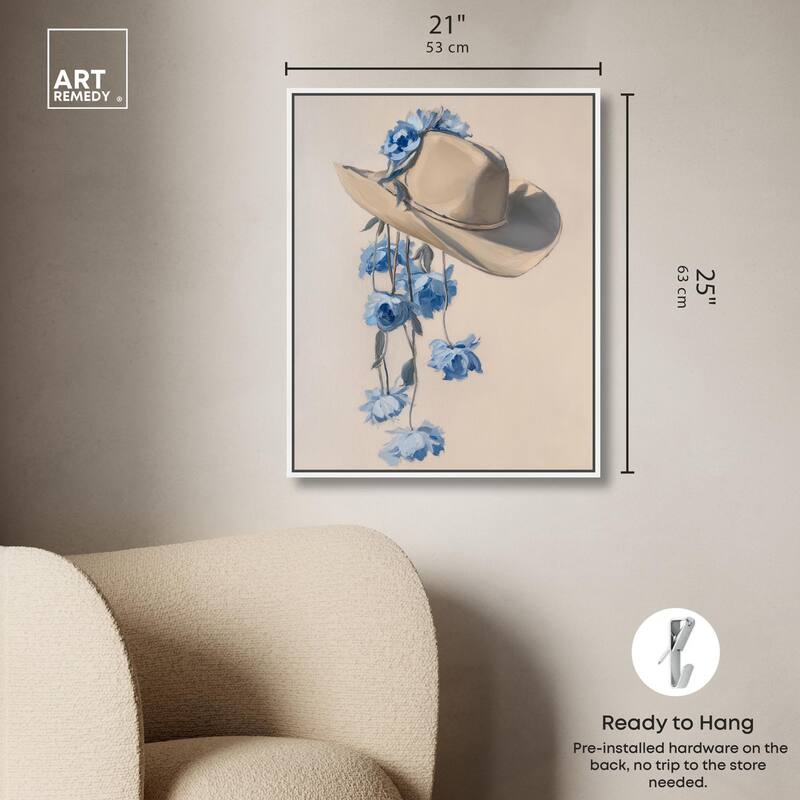 Brimming Blues II Canvas by Art Remedy