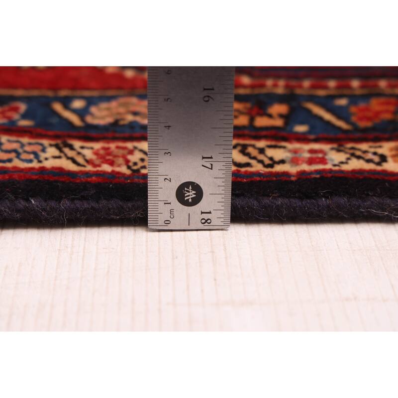 ECARPETGALLERY Hand-knotted Anadol Vintage Navy Wool Rug - 5'3 x 10'2