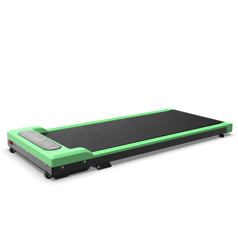 Foldable Treadmill with Handle Bar Incline, 2 in 1 Upgrade Portable Under Desk Walking Pad and Vibration Pad with Remote Control