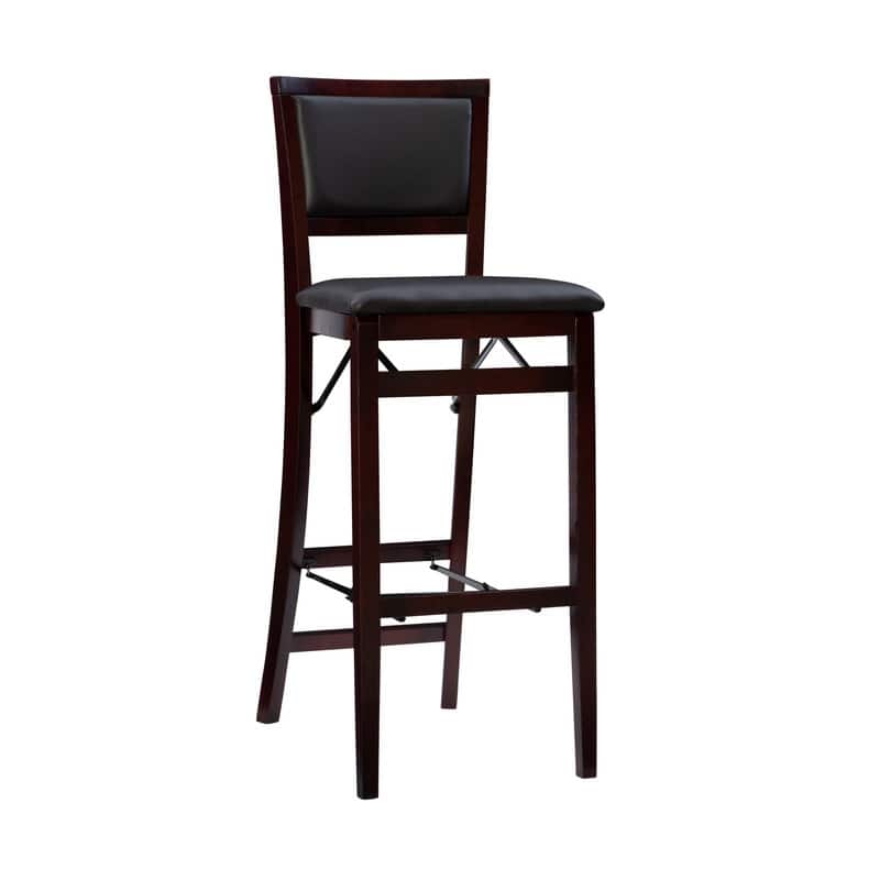 Linon Aldersey Espresso Folding Bar Stool - N/A - Espresso