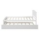 preview thumbnail 7 of 7, White Twin Size Platform Bed With Trundle