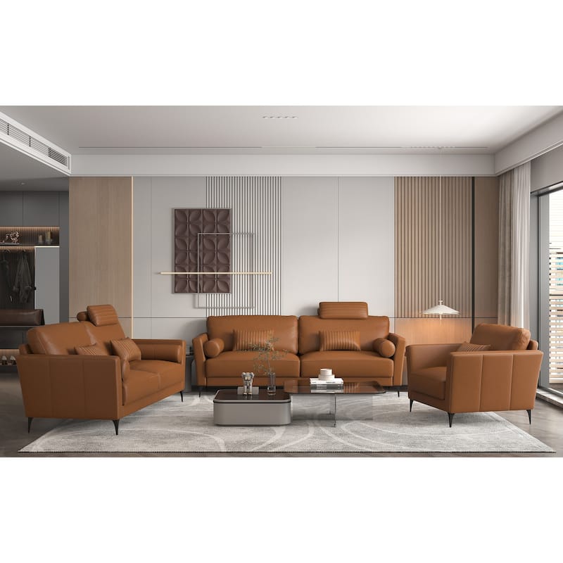 Cassis Loveseat with Metal Leg