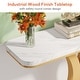preview thumbnail 6 of 15, 40 Inches Narrow Industrial Console Sofa Table for Entryway