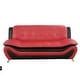 preview thumbnail 3 of 1, 3 Piece Living Room Set with Sofa,Loveseat,chair,Red/Black(4503)