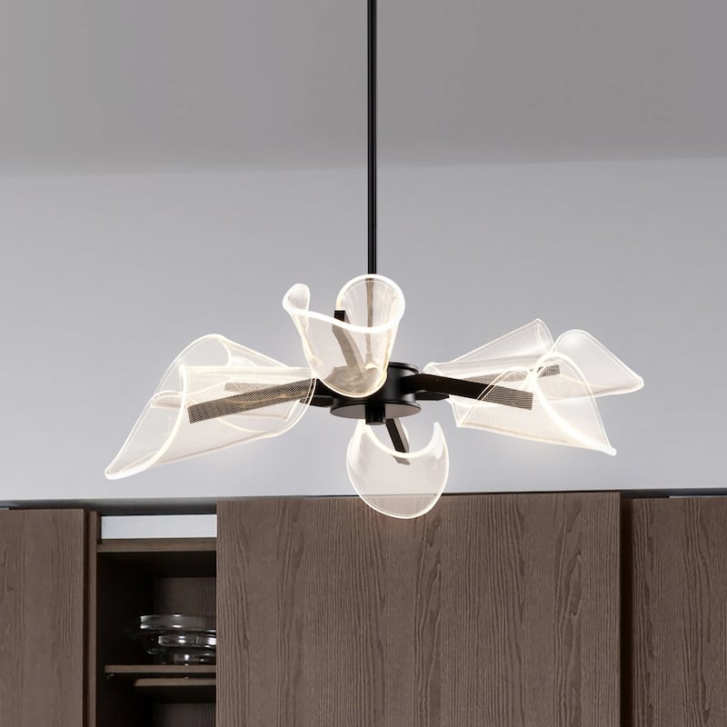Nuvo Lighting 62/2281 Sedona 28" Wide Chandelier with Shades