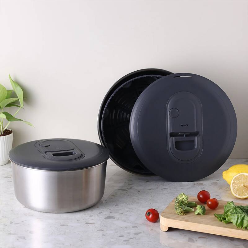 Zyliss Easy Spin Salad Spinner Stainless Steel