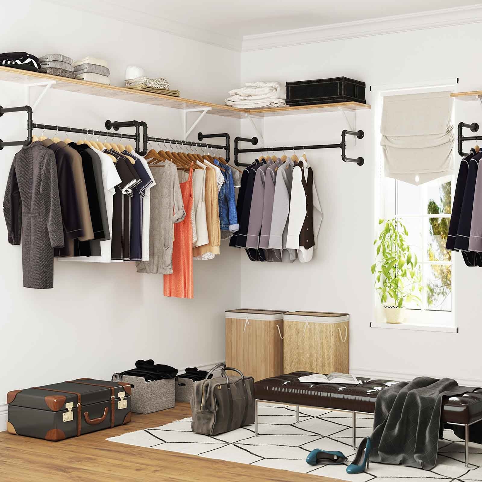 Songmics industrial online pipe clothes rack