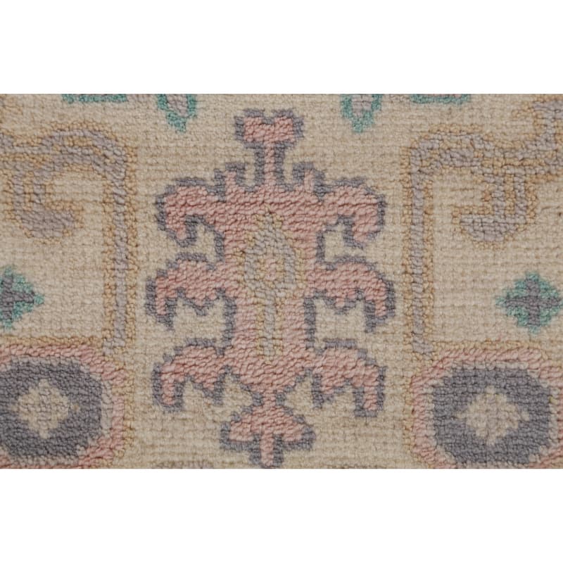 Oushak Oriental Runner Rug Handmade Wool Carpet - 2'7" x 7'10"