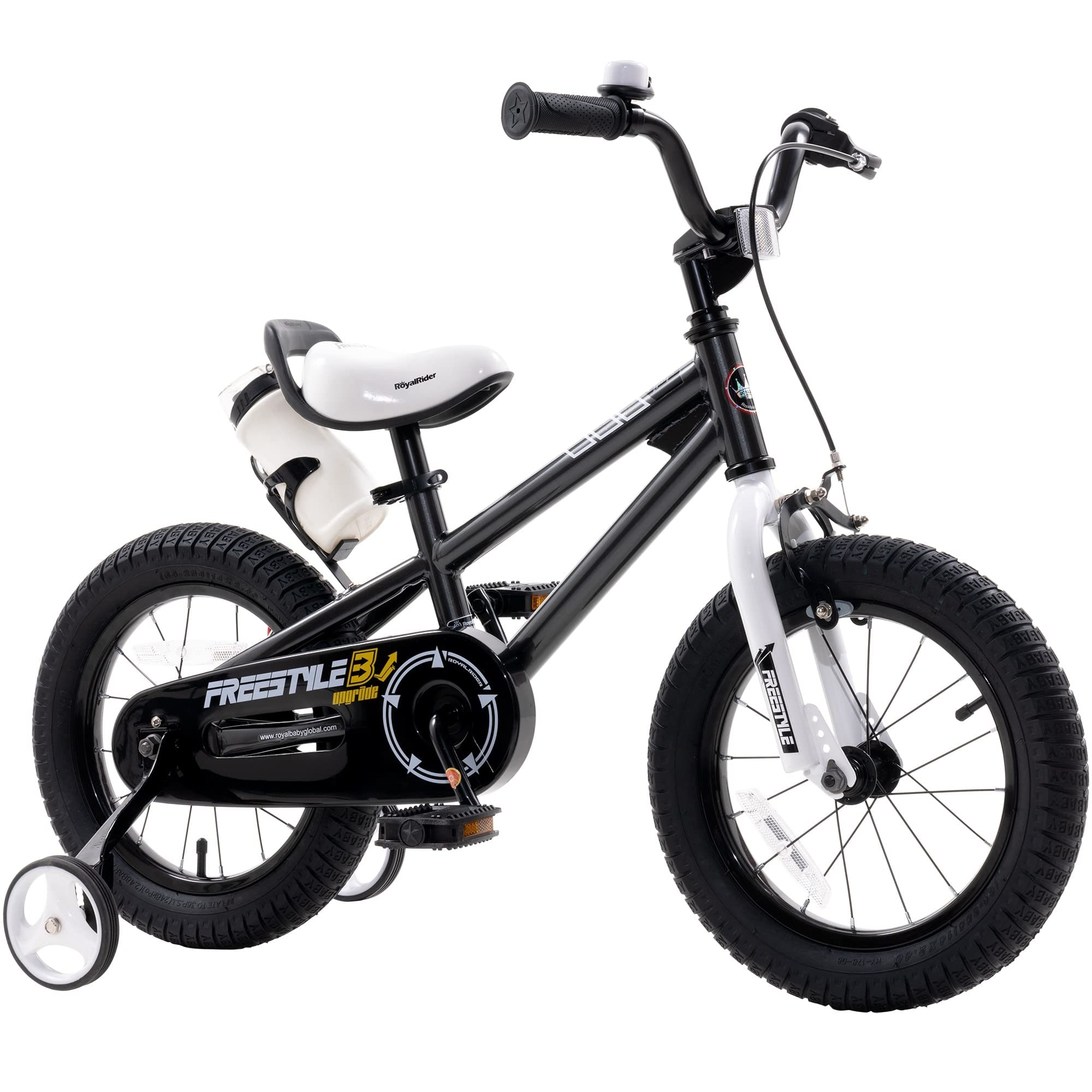Freestyle Kids Bike 14 Inch With Training Wheels Bicycle for Boys