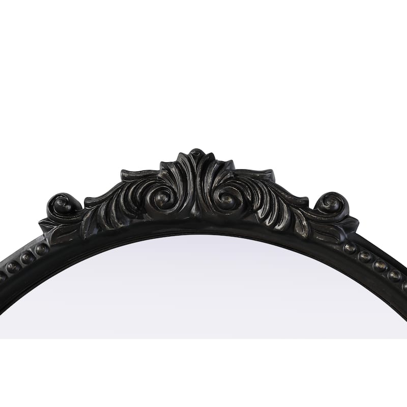 Isabeau Vintage Round Resin Mirror
