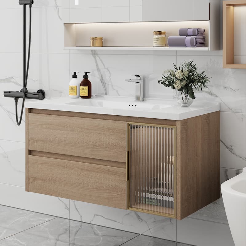 35.8 Single Bathroom Vanity with Sink