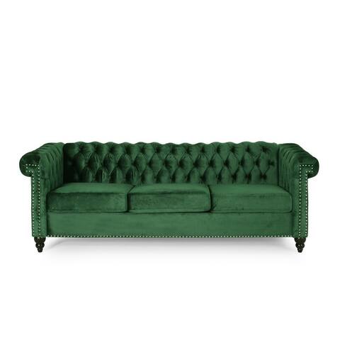Parkhurst Chesterfield Tufted 3-seat Sofa by Christopher Knight Home