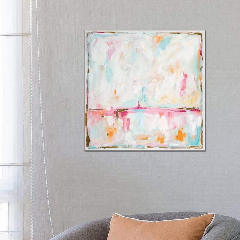 iCanvas "Cotton Candy Cloud" by L. Hewitt Canvas Print - 26x26x1.5
