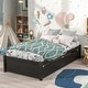 preview thumbnail 12 of 14, Twin Size Upholstered Bed Frame w/ Drawers Storage Bed for Kids, Teens