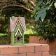 preview thumbnail 36 of 46, Glitzhome Hanging Distressed Solid Wood Birdhouse
