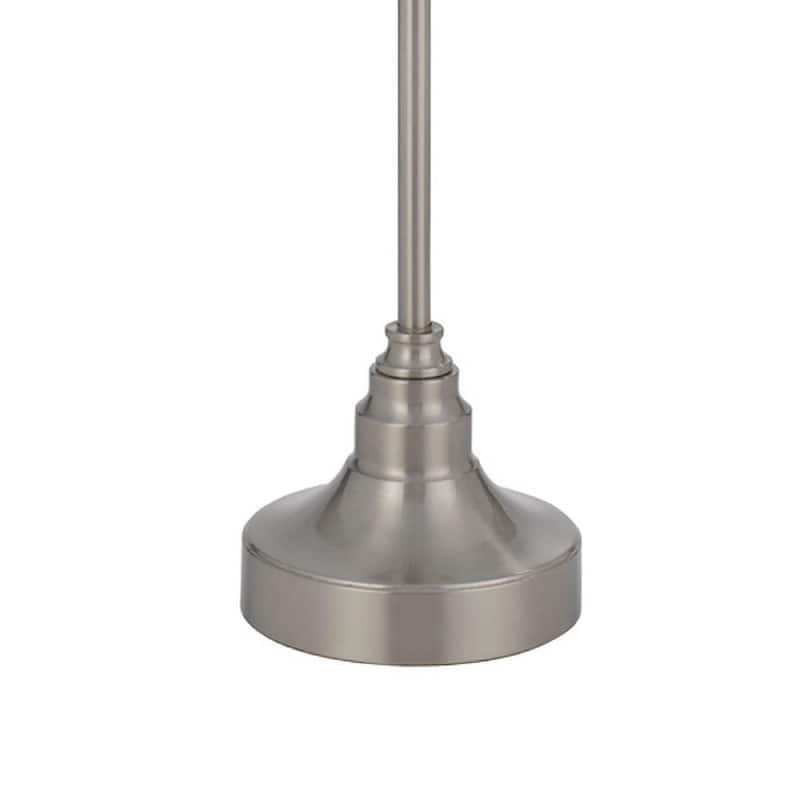 60 Inch Metal Curved Floor Lamp, Adjustable Dome Shade, Brass - 22 L X 10 W X 60 H Inches