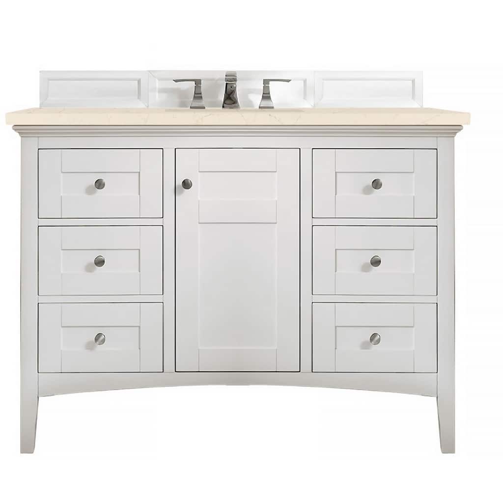 James Martin Vanities Palisades 48" Single Basin Hardwood Vanity Set