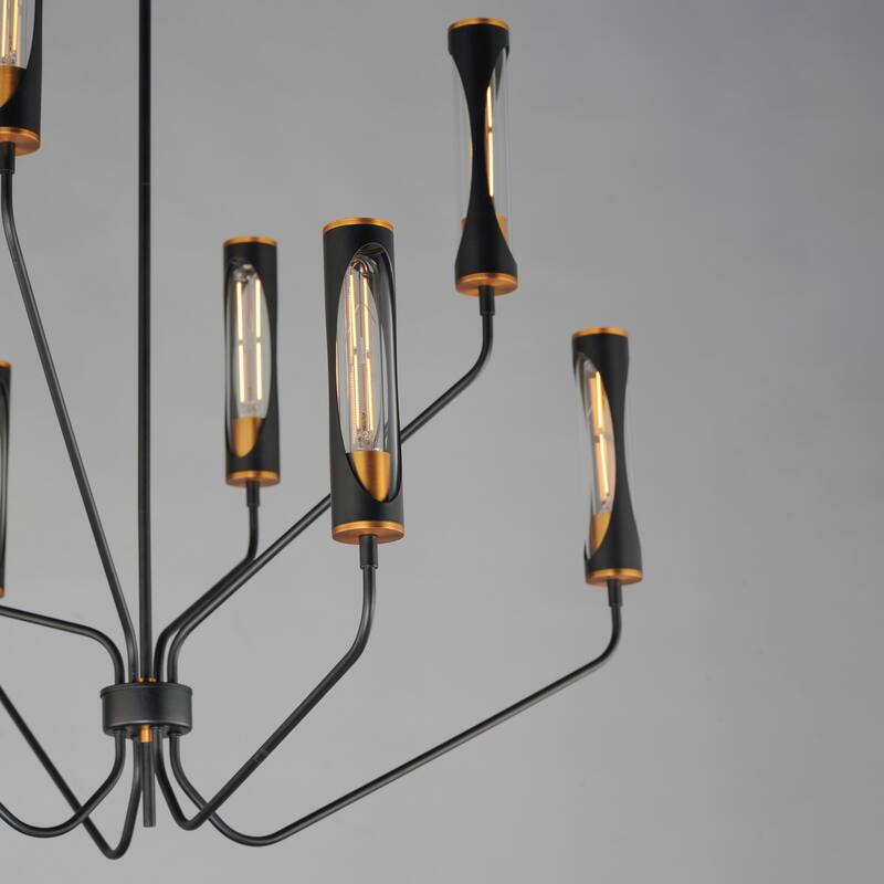 Maxim 16178 Regent 6 Light 40" Wide LED Abstract Chandelier