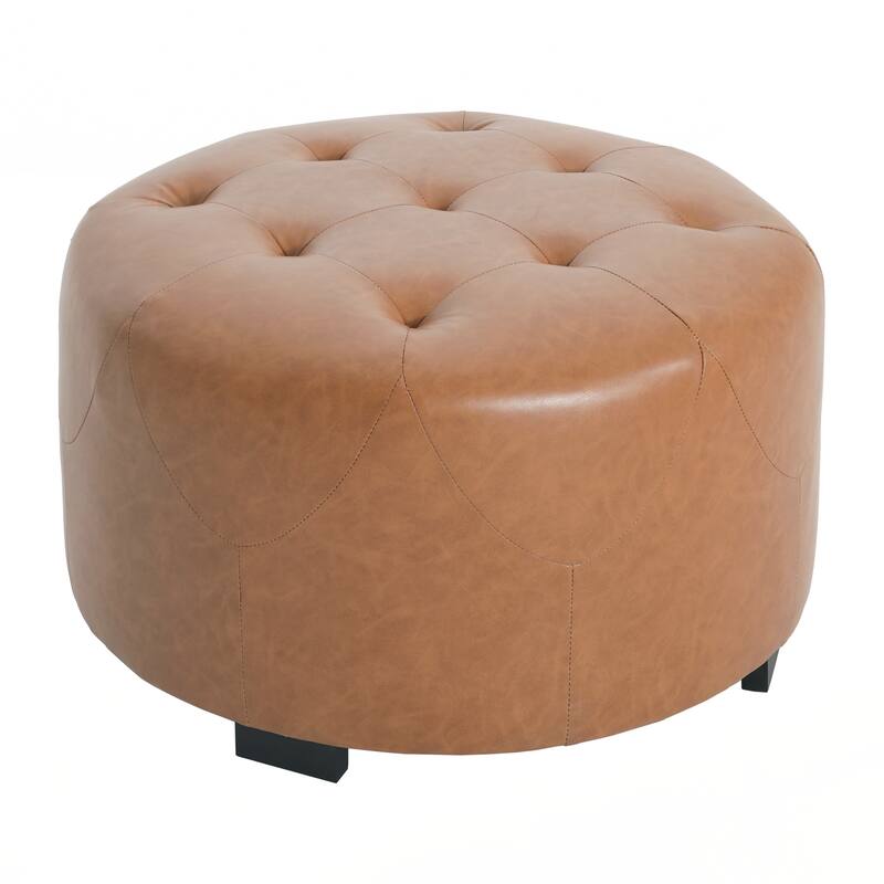 Upholstered Round Ottoman