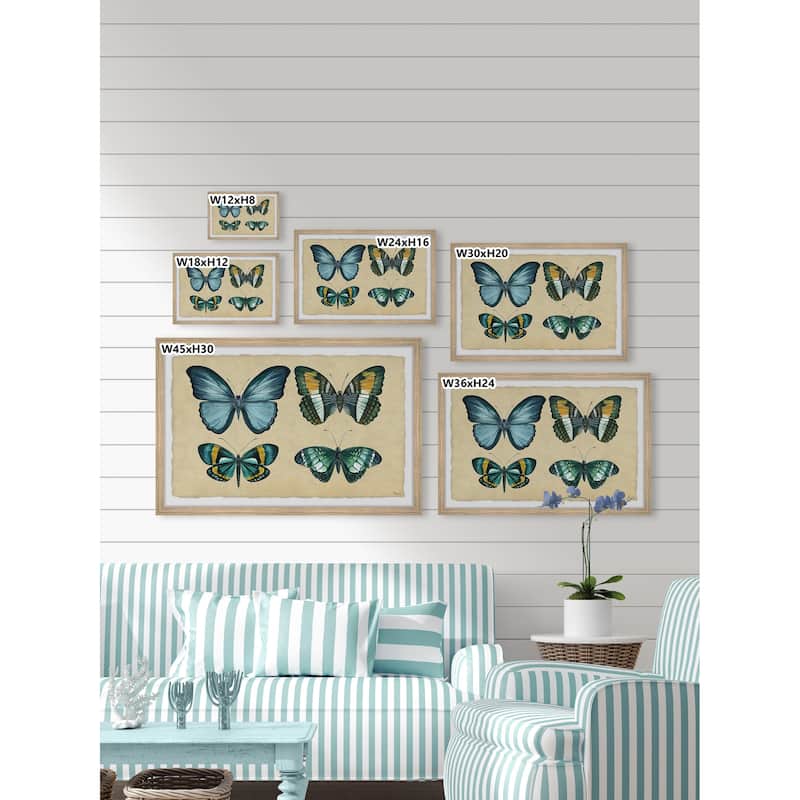 Wing Pattern Framed Print
