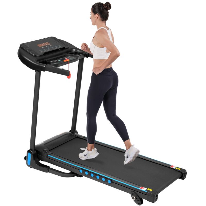 Incline Treadmill for Running & Walking, 3.0 HP Treadmills, 350 lbs Weight Capacity Hydraulic System Auto-Folding Treadmill