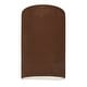 preview thumbnail 29 of 45, Justice Design Ambiance - Large Cylinder Wall Sconce - Closed Top - Replaceable Bulb Real Rust