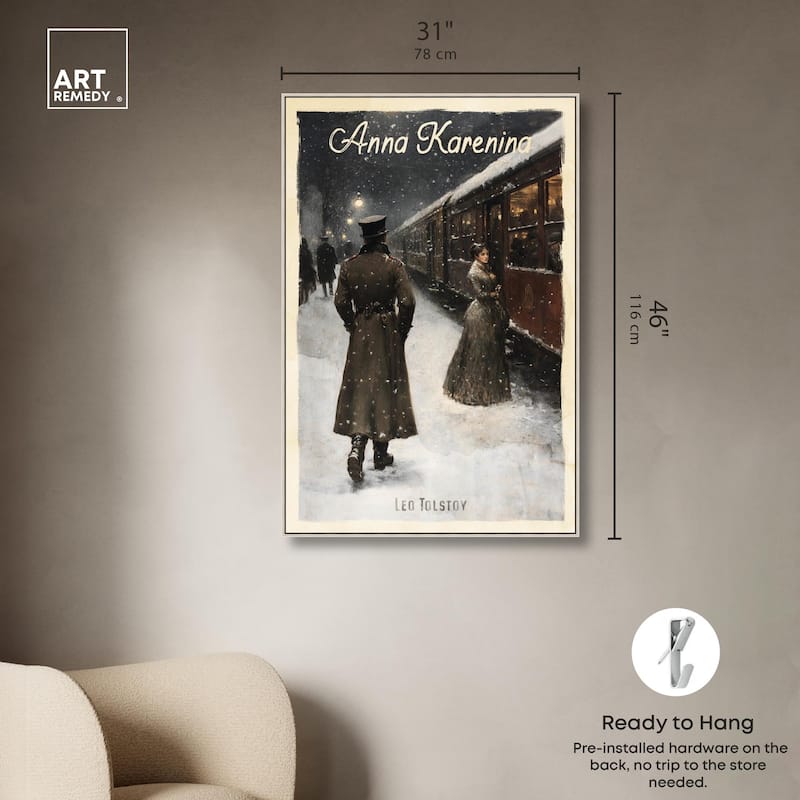 Anna Karenina Canvas by Art Remedy