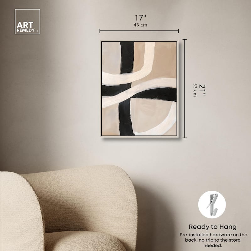 Subline Strokes II Canvas by Art Remedy