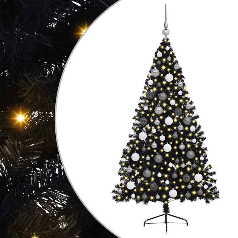 vidaXL Christmas Tree with Decorative String Lights
