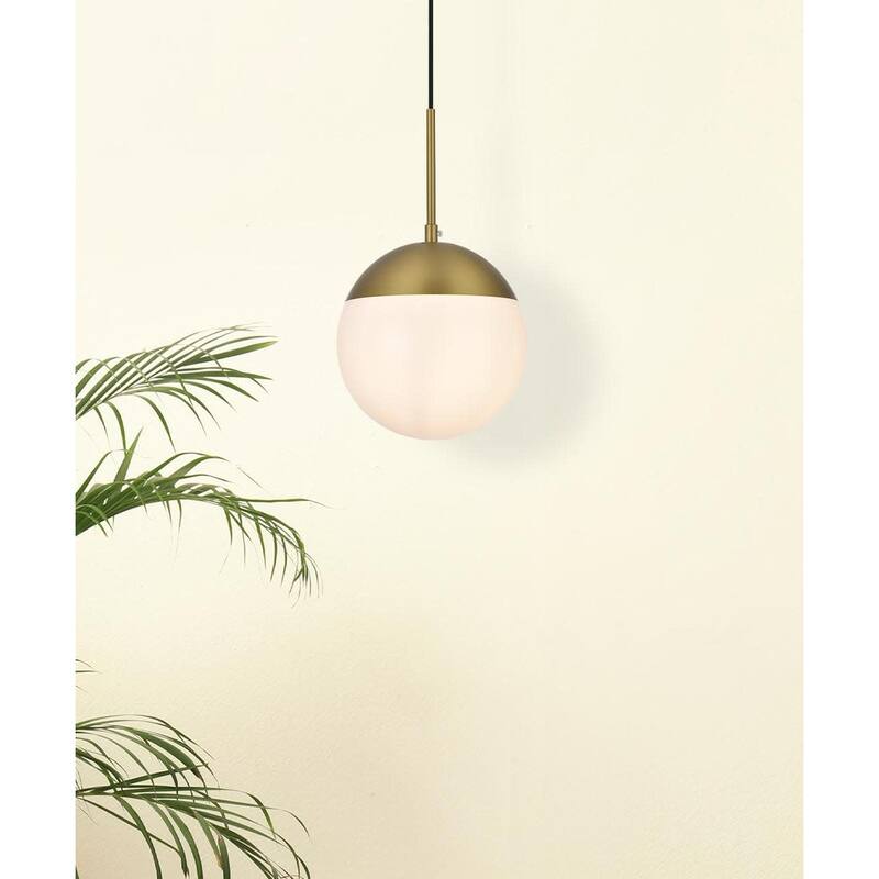 Elegant Lighting Eclipse Single Light 8" Wide Mini Pendant with
