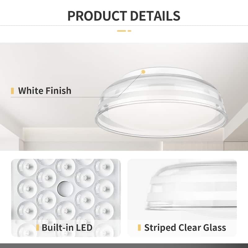 13 Inch 12W LED Ceiling Lights 3000K/4000K/6000K