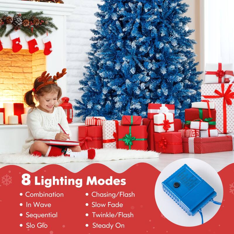 Costway 6/7/8/9 FT Artificial Christmas Tree, with 270/340/420/520 - See Details