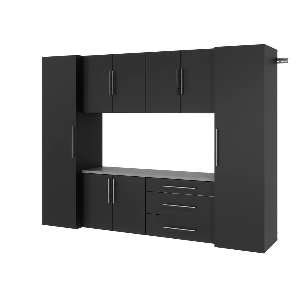 Prepac HangUps Work Storage Cabinet Set U - 6pc - 96