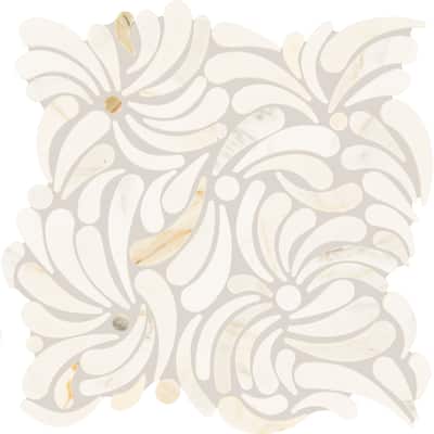 Daltile Lavaliere Natural Stone Windblown Mosaic (10 Pc per Carton) (10.20 Sqft per Carton)