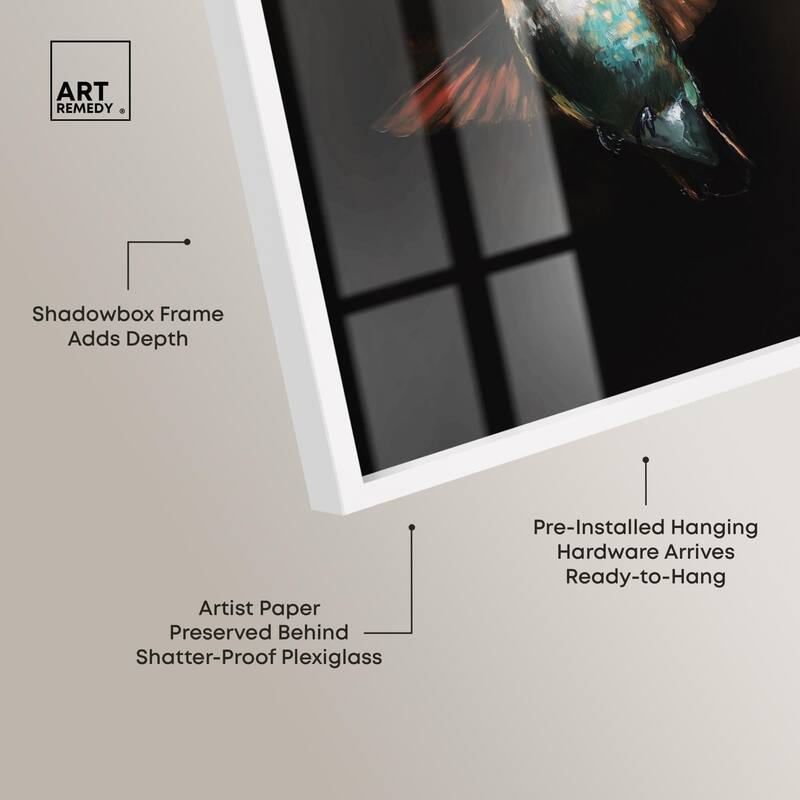 Royal Bird II Shadowbox by Art Remedy