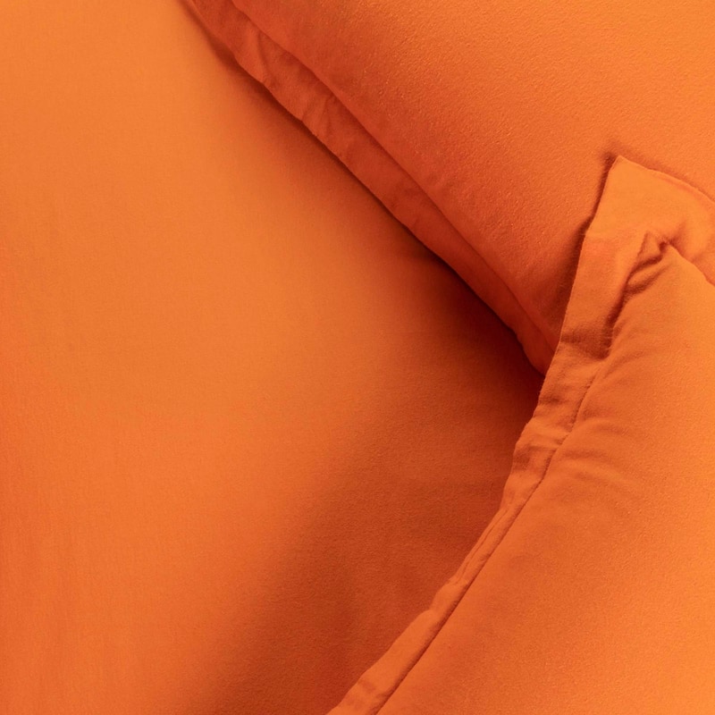 Superior Classic Solid Flannel Cotton Duvet Cover Set