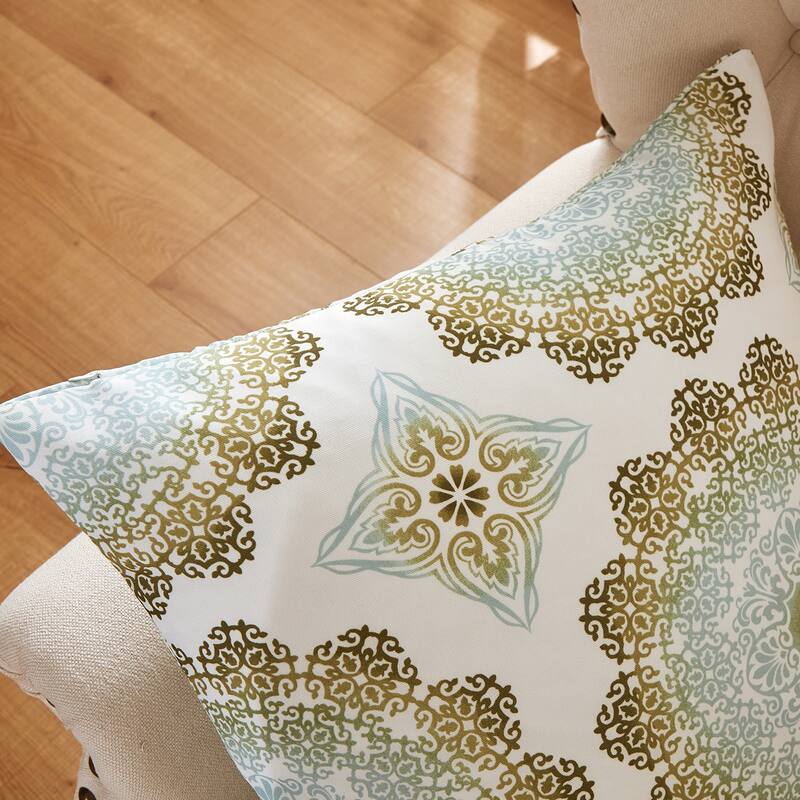 Delia Printed Pillow Shell 2 Piece Set, NO INSERT