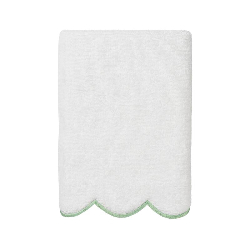 Authentic Hotel and Spa 100% Turkish Cotton ADORNIA Scallop Towel Set